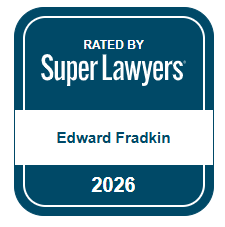 Super Lawyers Badge from 2026 for Attorney Edward Fradkin